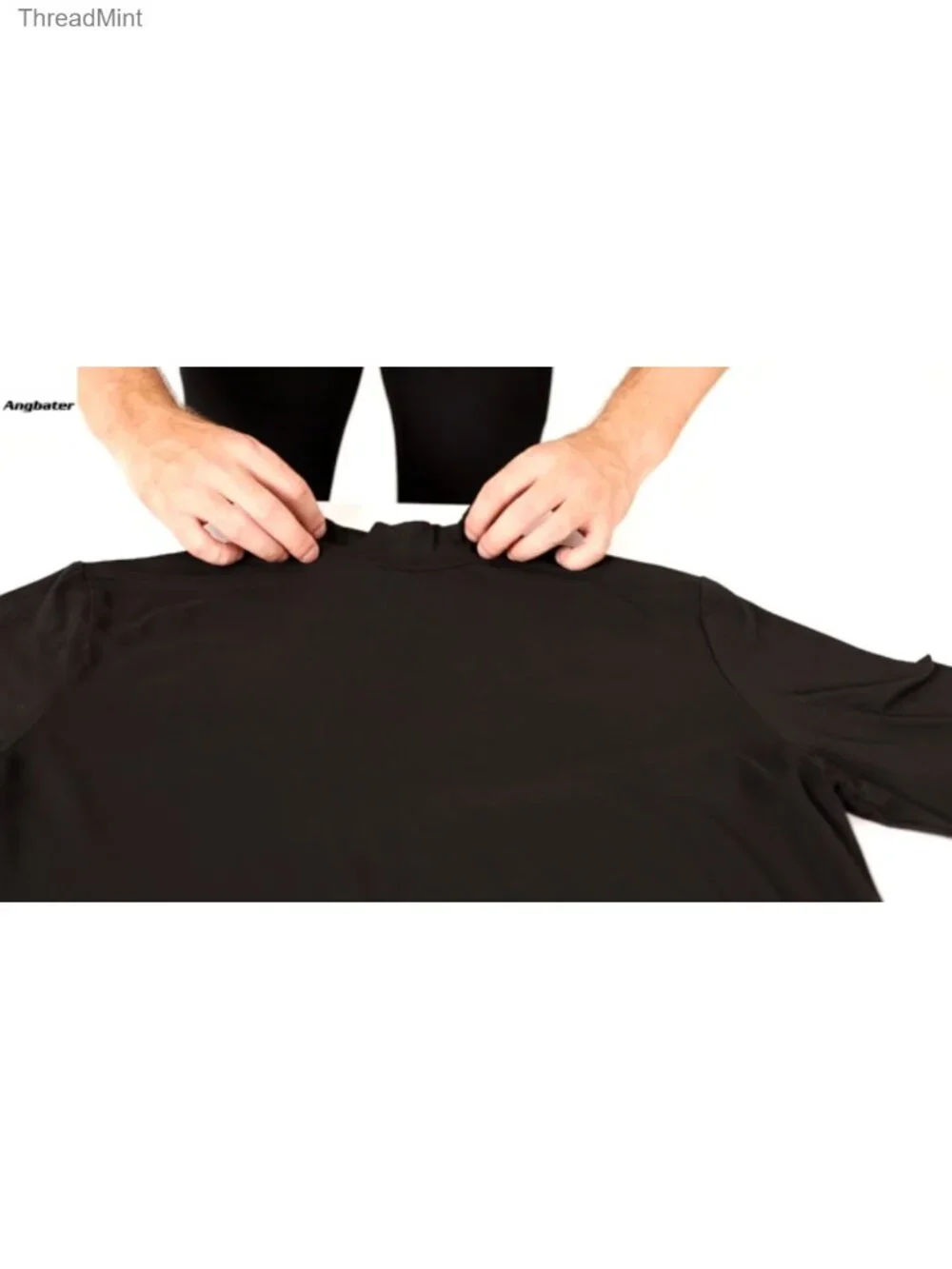 Men's Mock Turtleneck Long Sleeve T-Shirt Slim Fit Thermal Undershirt